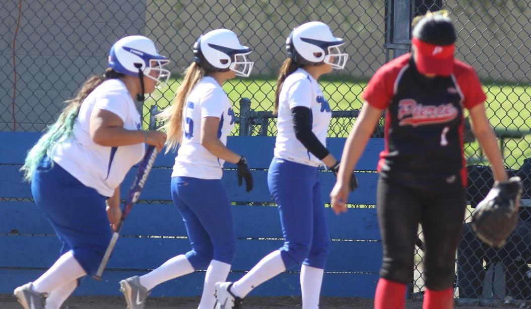 SBVC Softball rolls past the Brahmas, 11-3 & 8-7
